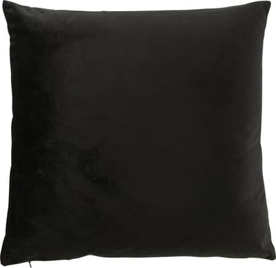 J-Line kussen Wasbeer + Trui - fluweel - wit/zwart