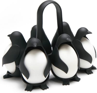 Grappige pinguïn eierhouder - Universele eierkookmand voor 6 eieren