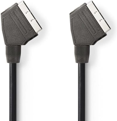 Nedis CVGT31000BK30 Scart-kabel Scart Male - Scart Male 3,0 M Zwart