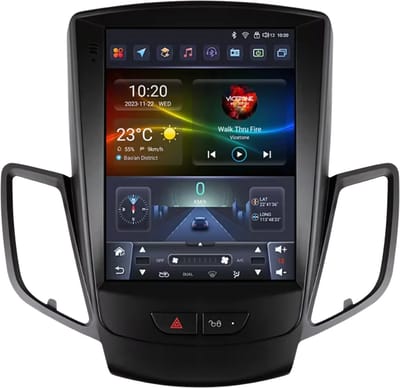Autoradio met bluetooth - Carplay - Voor Ford Fiesta (2009-2016) - Geschikt voor Apple en Android - Stereo - Navigatie - Navigatiesysteem auto - 3GB 32GB