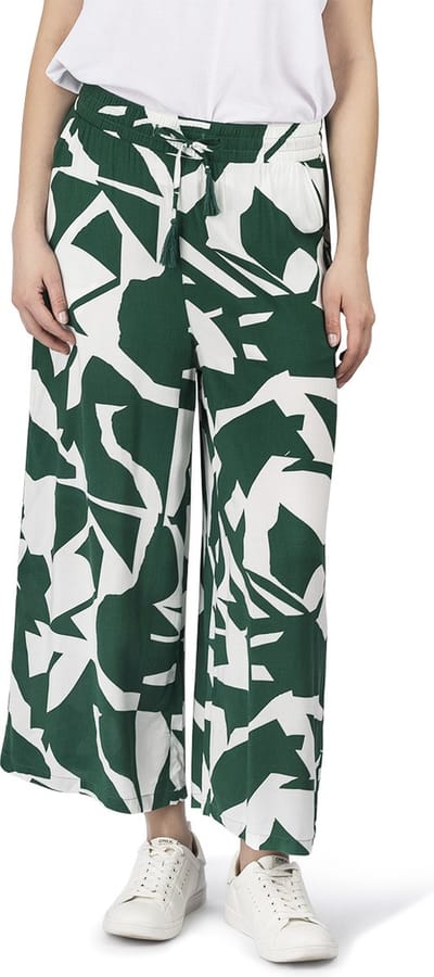DENIMFY Dames Chino Broek DFKate regular/straight Groen L Volwassenen Palazzobroek / Zomerbroek dames