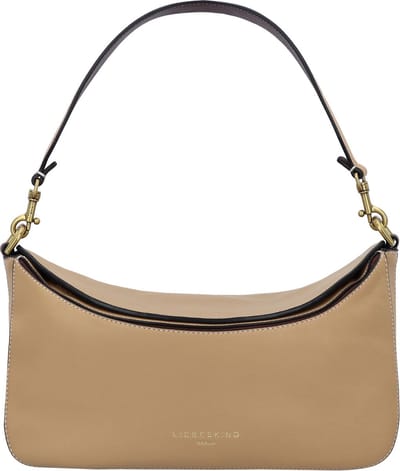 LIEBESKIND BERLIN Leren Schoudertas Alessa 2 Kodiaq Hobo Bag Sandstone Lichtbruin