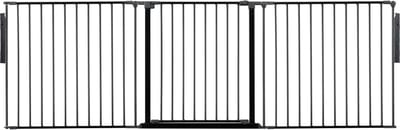 Safetots Kamerbreedhek, Panelenhek, Tot 226cm Breed, Zwart, 70cm Hoog