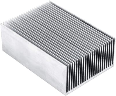 Aluminium Koelplaat - Koellichaam - Elektronica Koelen - Goede thermische geleidbaarheid - 100 x 69 x 36mm - Zilver
