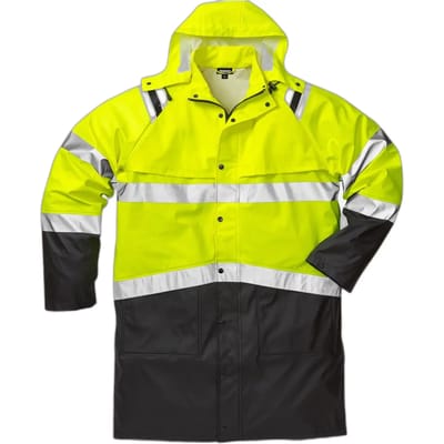 Fristads Hi Vis Regenjack Klasse 3 4634 Rs - Hi-Vis geel/zwart - 2XS