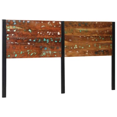 vidaXL - Hoofdeinde - 180 - cm - massief - gerecycled - en - ijzer