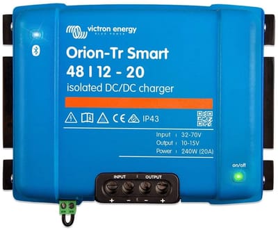 Victron Orion-Tr Smart 48/12-20A (240W) Isolated DC-DC Acculader | ORI481224120