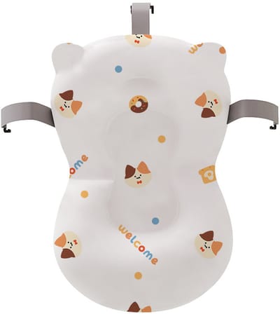 Babybadmat - babybadmat - pasgeboren badmat - antislip badmat - verstelbaar badzitje - pasgeboren badzitje -37*27*3cm