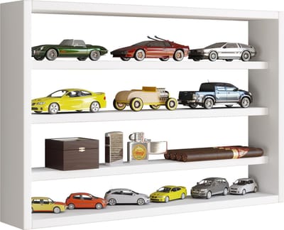 Houten wandplank Wandvitrine Verzamelen Deco Vitrine voor verzamelaars Osado M