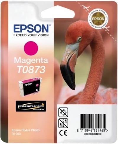 Epson Flamingo inktpatroon Magenta T0873 Ultra Gloss High-Gloss 2
