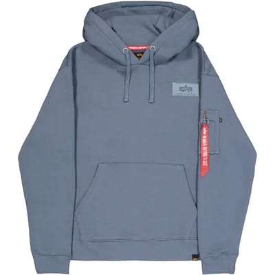 Sweatshirt met capuchon met print op de achterkant Alpha Industries