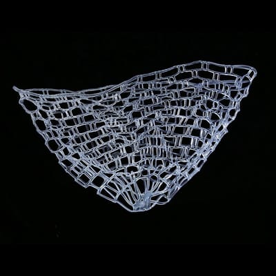 Allecto - Rubber Fishing Net - Vliegvissen - Draagbaar en lichtgewicht - M 100 cm - Transparant rubber - Ideaal voor netvissen - Geschikt voor vissers