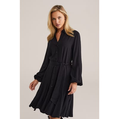 We Fashion Dress Mid Length Black Size: S | Shirt Dresses Outlet | Dames | Zwart