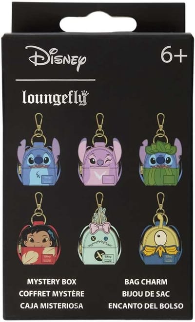 2025-06 - Disney Lilo And Stitch Mini Backpack Mystery Bag Charms - Ea