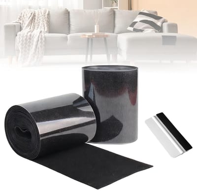 Zelfklevende Reparatietape voor Textiel, 10 x 200 cm, Waterproof, Ideaal voor Meubels, Auto-interieur en Kleding, Set van 2