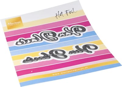 Marianne Design Craftable, Hot Foil – Van Harte