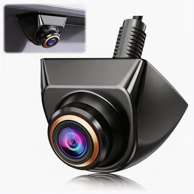 SnelShoppen - 1080P Achteruitrijcamera met Nachtzicht, 170° Hoek, 360° Rotatie, IP69 Waterdicht, LCD/TFT Compatibel, Voor 12V-24V Auto's, Inclusief 6M