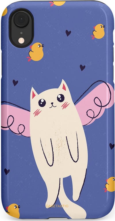 Casetastic Hoesje Geschikt voor Apple iPhone Xr - Stijlvolle Beschermende Duo-layer Case - Kuikendief