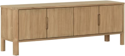 DTP Home TV stand Forte, 4 doors,55x160x40 cm, teakwood natural