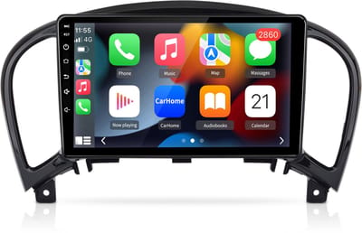 Junsun Android 15 Autoradio Geschikt voor Nissan Juke J15 (2010-2018) , 2GB+64GB, Draadloze CarPlay & Andriod Auto, DAB+, GPS-Navigatie, WIFI, Bluetooth, RDS, FM, SWC, 9-inch Touchscreen, DSP, Quad-core processor