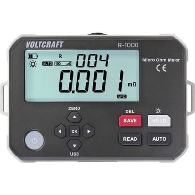 VOLTCRAFT R-1000 Micro-ohmmeter