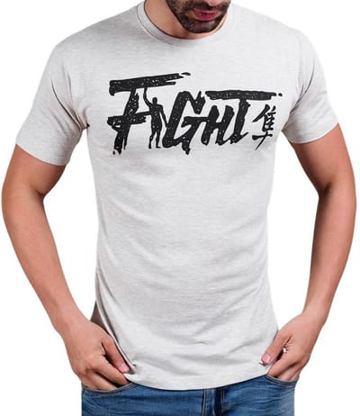 Hayabusa Fight T Shirt Grijs Hayabusa Martial Arts Shop - S