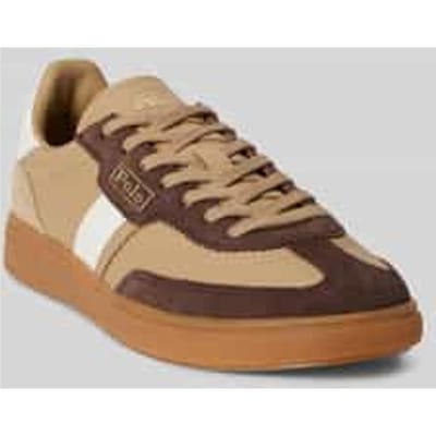sneakers van echt rundleersuède