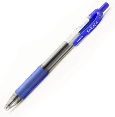 Zebra Sarasa Clip Gel Inkt Pen – Medium 0,7mm Kleur inkt: Blauw