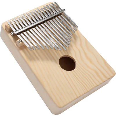 Eenvoudige montage Kalimba Handwerk DIY Kit Houten Vinger Duim Piano voor Kinderen Kinderen Muziekinstrument 17 keys gray