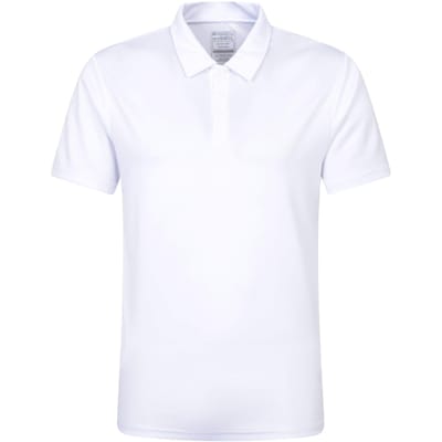 Mountain Warehouse Heren Endurance IsoCool Poloshirt (Wit)