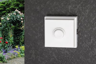 Opbouw belknop polystyreen - Kunststof deurbel drukknop - Belschakelaar