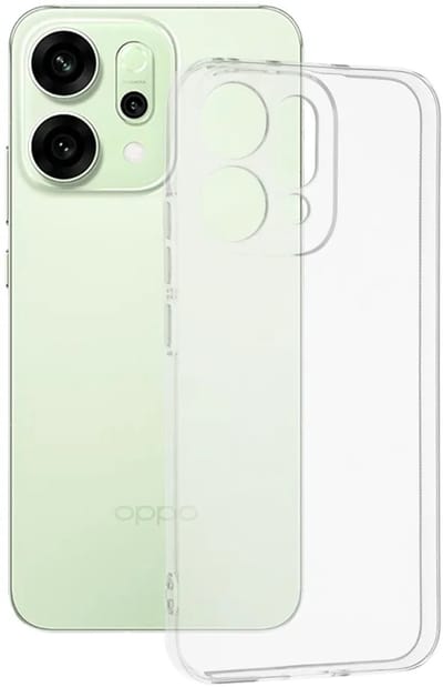 Hoesje geschikt voor Oppo Reno14 - Techsuit Clear Silicone Back Cover - Transparant