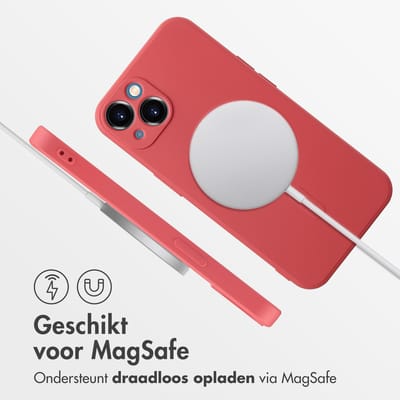 imoshion Hoesje - Geschikt voor Apple iPhone 14 - Color Backcover geschikt voor MagSafe - Dusty Rose