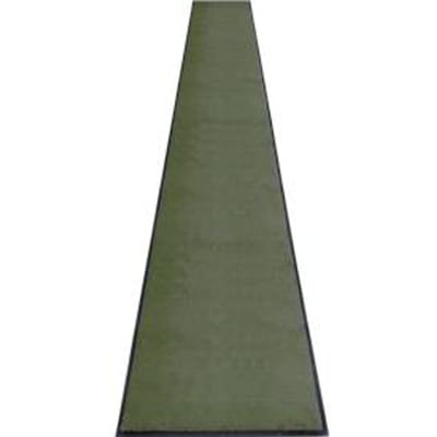 vuilvangmat miltex Eazycare Style, hoekig, antistatisch, UV-bestendig, afwasbaar, high twist nylon & niltril rubber, 850 x 3000 mm, chroom oxide groen