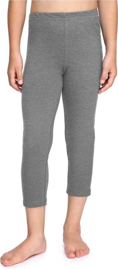 Merry Style Meisjes Leggings - Sport - Vrijetijdsbroek - Capri - Katoen - MS-MS10-226-LE - Middel gemêleerd - 110