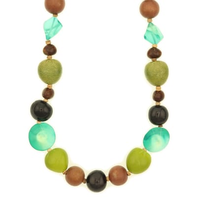 Behave - Lange ketting met multi-color kralen - 90 cm