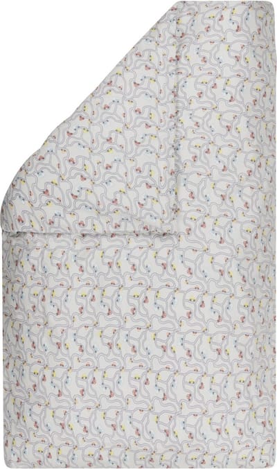 BINK Bedding Dekbedovertrek Traffic Grey Ledikant 100 x 135 cm (zonder sloop)
