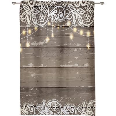Keukengerei Lepel Raamgordijnen voor Woonkamer Luxe Slaapkamer Gordijn Keuken Jaloezieën Draperieën Gordijnen 135W x 60H(cm) x1