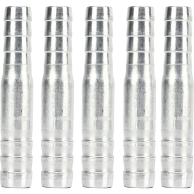 50 Pièces Raccord Barb pour Tuyau de Climatisation Connecteur de Tuyau en Aluminium Ajustement Universel pour Modification d'Ingénierie de Voiture Camion gray