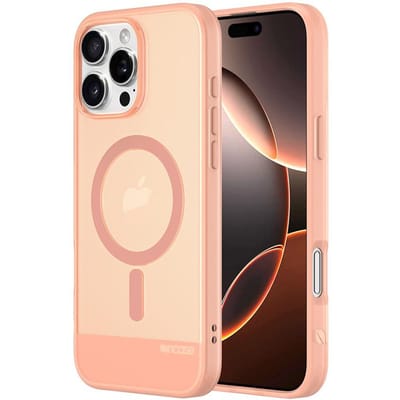 Incase Slim hoesje iPhone 16 Pro Max – Lichtgewicht en ultra-dun – Volledige poorttoegang – 2,4 meter valbescherming - Roze