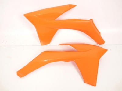 Radiatorschep polisport voor motor ktm 125 sx 2011-2012 8428600003 / oranje nieuw