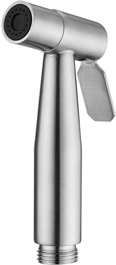 Allecto - Bidet voor toilet - Handdouche - Roestvrij staal 304 - Zilver - Hygiëne - Instelbare waterdruk - Geschikt voor badkamer - Handbidet