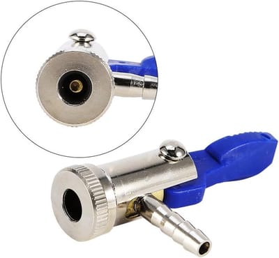 Tire Inflator Ventiel 6mm Voor Auto en Motoren - Snelle Ontluchting en Universele Clip-on Pomp Accessoire