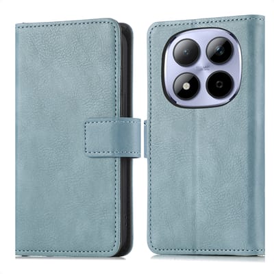 imoshion Hoesje - Geschikt voor Xiaomi Redmi Note 15 Pro (4G) - Luxe Bookcase - Lichtblauw