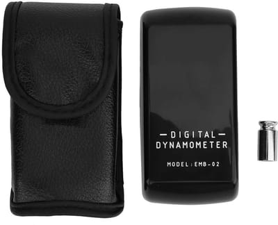 Digitale Naald Drukmeter en Stylus Krachtmeter met LCD Scherm, 100g/0.01g Precisie, Voor Turntables en Audioapparatuur, Roestvrij Staal Zwart