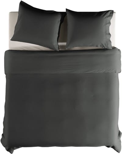Yellow Dekbedovertrek Cialda - Eenpersoons - 140x200-220 cm - Pewter Grey