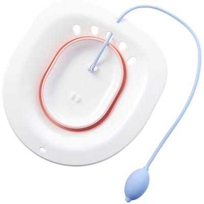 Bidet pliant bassin de confinement sans squat bassin gynécologique pour femmes enceintes lavabo bassin pour hémorroïdes white