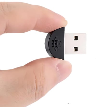 Zeynomax - Mini Microfoon - Draagbare USB Microfoon - 360 Graden Omnidirectioneel - Zwart - Perfect voor Opnames - Voor Computergebruik - Compact Mode