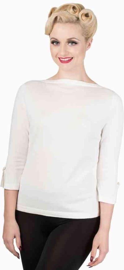 Dancing Days - ADDICTED Longsleeve top - S - Creme