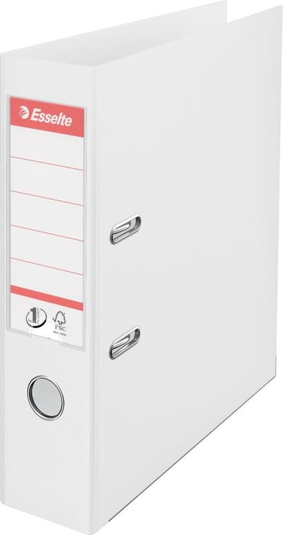 Ordner Esselte Vivida A4 75mm PP wit - 10 stuks
